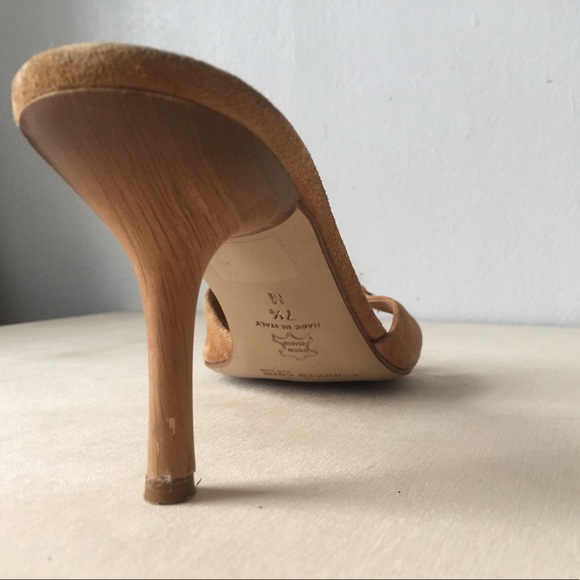 Kenneth Cole 3" high heeled slides - Picture 2 of 8